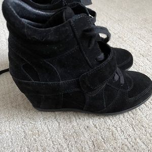 Ash black suede sneakers